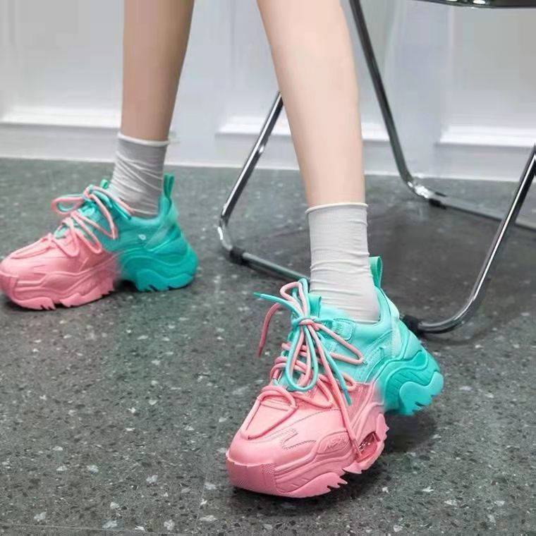 Dép nữ Giày Thể Thao Đế Dày Phong Cách Mới Mùa Thu Dễ Phối Đồ