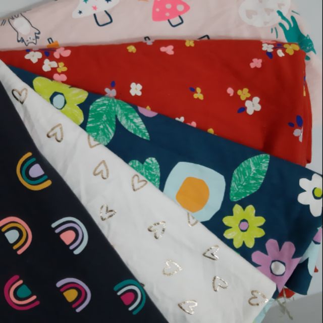Set vải thun cotton 4c