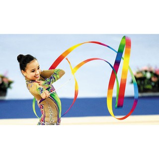 Dây Ruy Băng Nhảy Thể Dục Nhịp Điệu - Cây Múa Lụa Ruy Băng