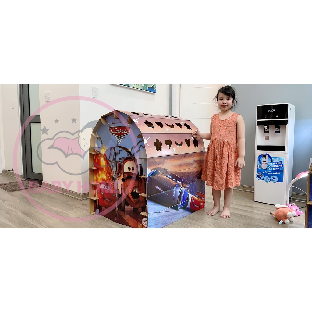 Nhà Bìa Giấy Carton Lắp Ghép An Toàn Hình HELLO KITTY