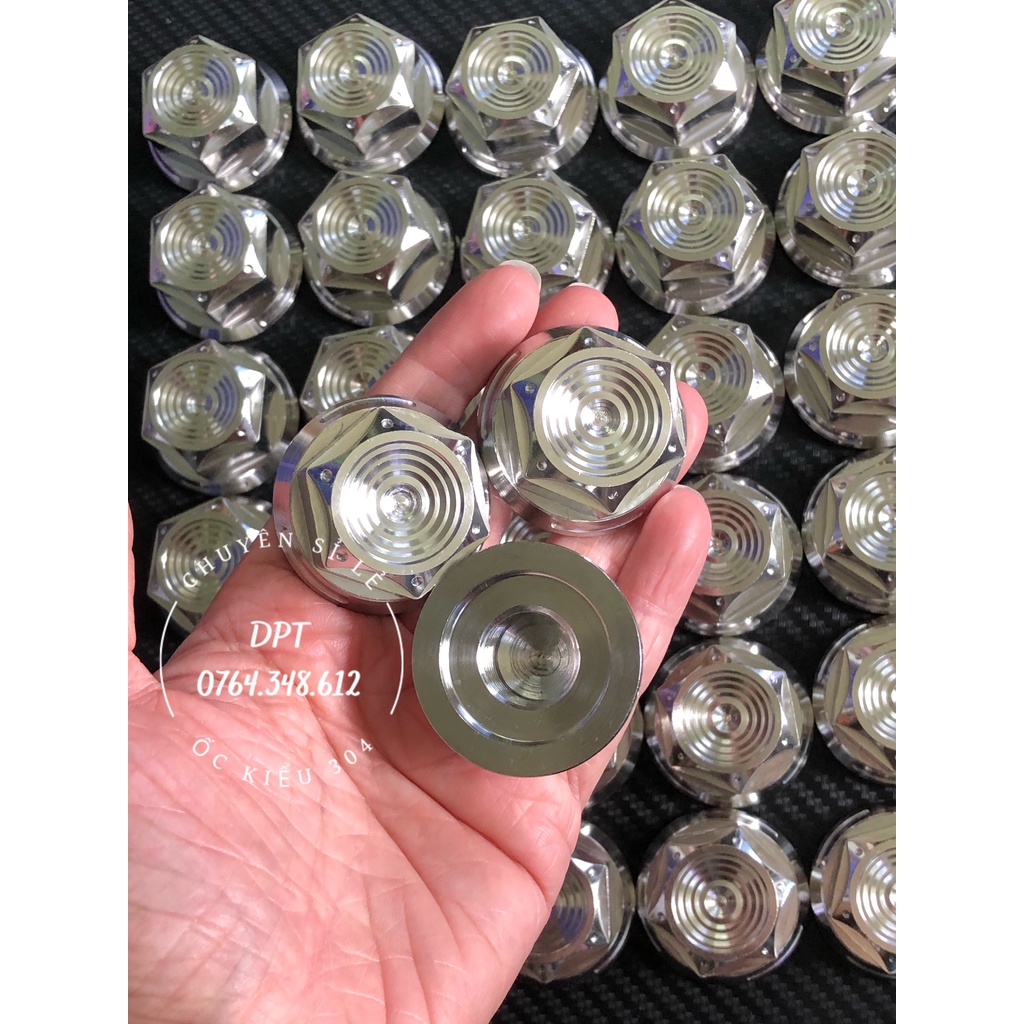 [HÌNH THẬT] Tán bánh cốt THÁI Inox 304 gắn cho xe VARIO-AB-VISION-CLICK và các dòng xe tay ga khác