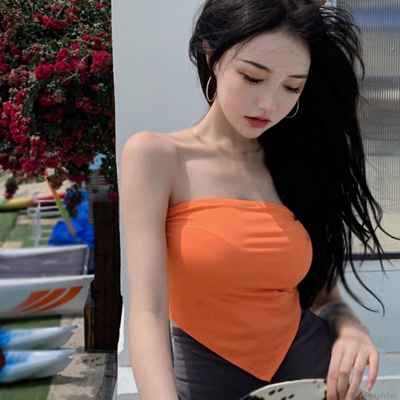 Áo Tank Top Màu Trơn Thiết Kế Quyến Rũ Cho Nữ