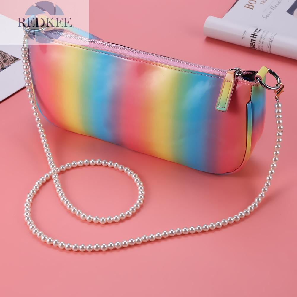 Dây Đeo Túi Xách Đính Hạt Ngọc Trai Thời Trang Cho Nữ