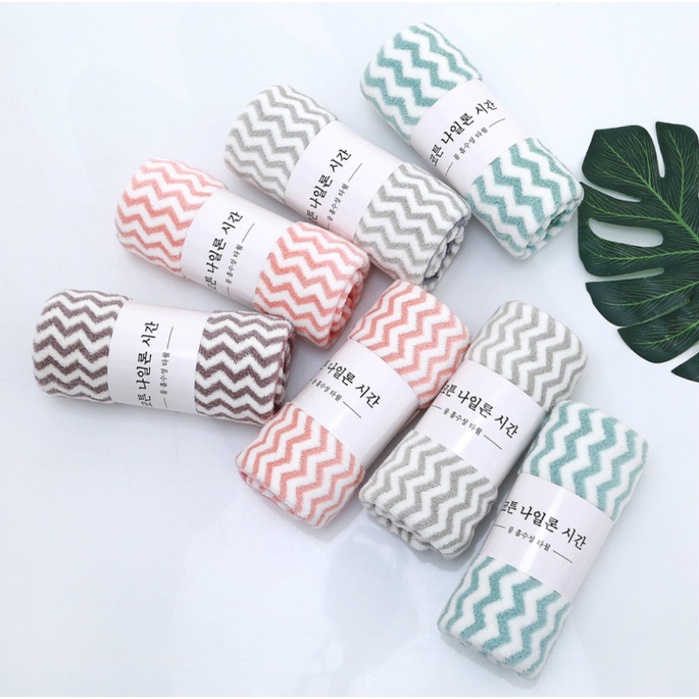 Khăn mặt xuất Hàn - Siêu mềm mịn, siêu thấm hút KHANMAT01