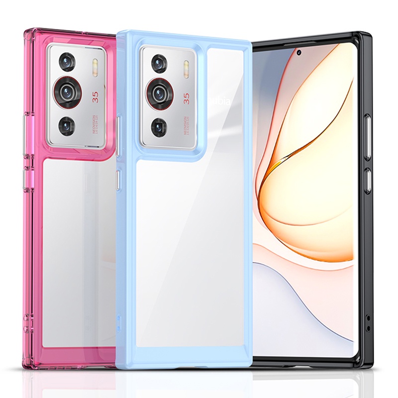 Ốp điện thoại tpu silicon trong suốt chống sốc sang trọng cho ZTE nubia Z40 Pro