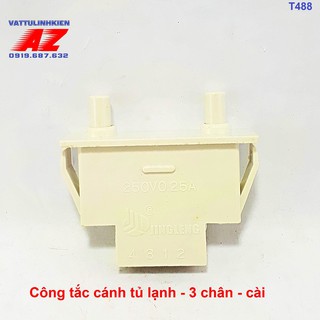 Công tắc cánh tủ lạnh 2 nút chân cài