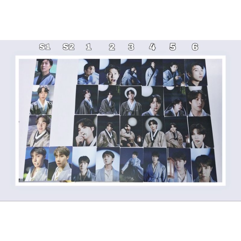 MINI PHOTOCARD BTS DALMAJUNG 2022 BỘ HÌNH RM Suga j-hope Jungkook