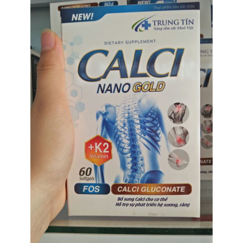 Calci Nano Gold _Lọ 60 viên