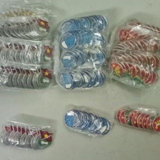 100 cái huy hiệu đội, huy hiệu đoàn, huy hiệu măng non