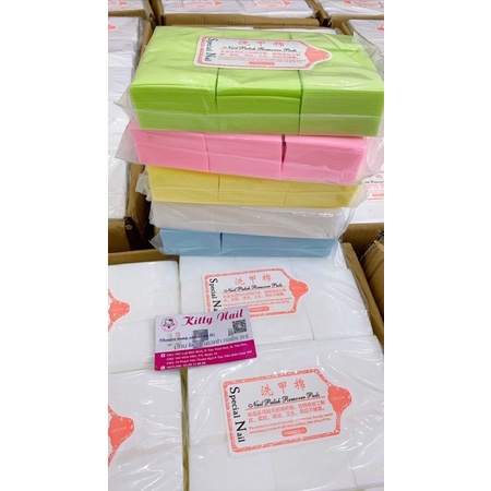 Giấy chùi gel cứng không xù lông chùi móng nail