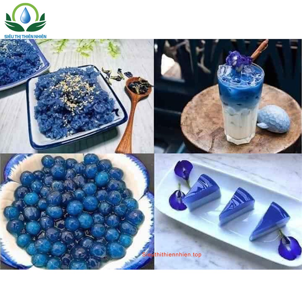 Trà hoa đậu biếc đóng túi zip thương hiệu Mộc Sắc | BigBuy360 - bigbuy360.vn