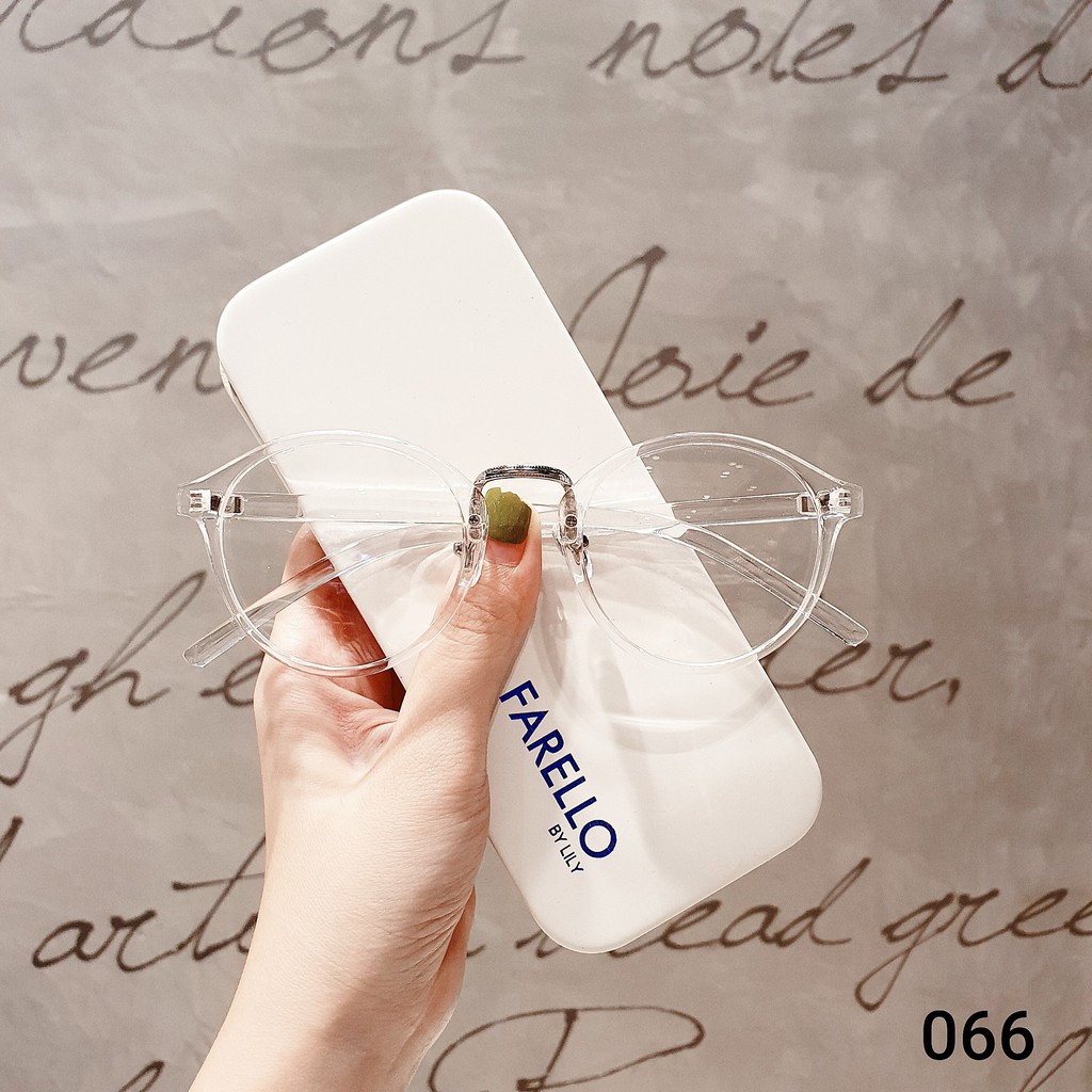 Gọng Kính Mắt Tròn Nữ Thời Trang L066 - Gọng Kính Cận Tròn Nữ Hàn Quốc Lilyeyewear | BigBuy360 - bigbuy360.vn