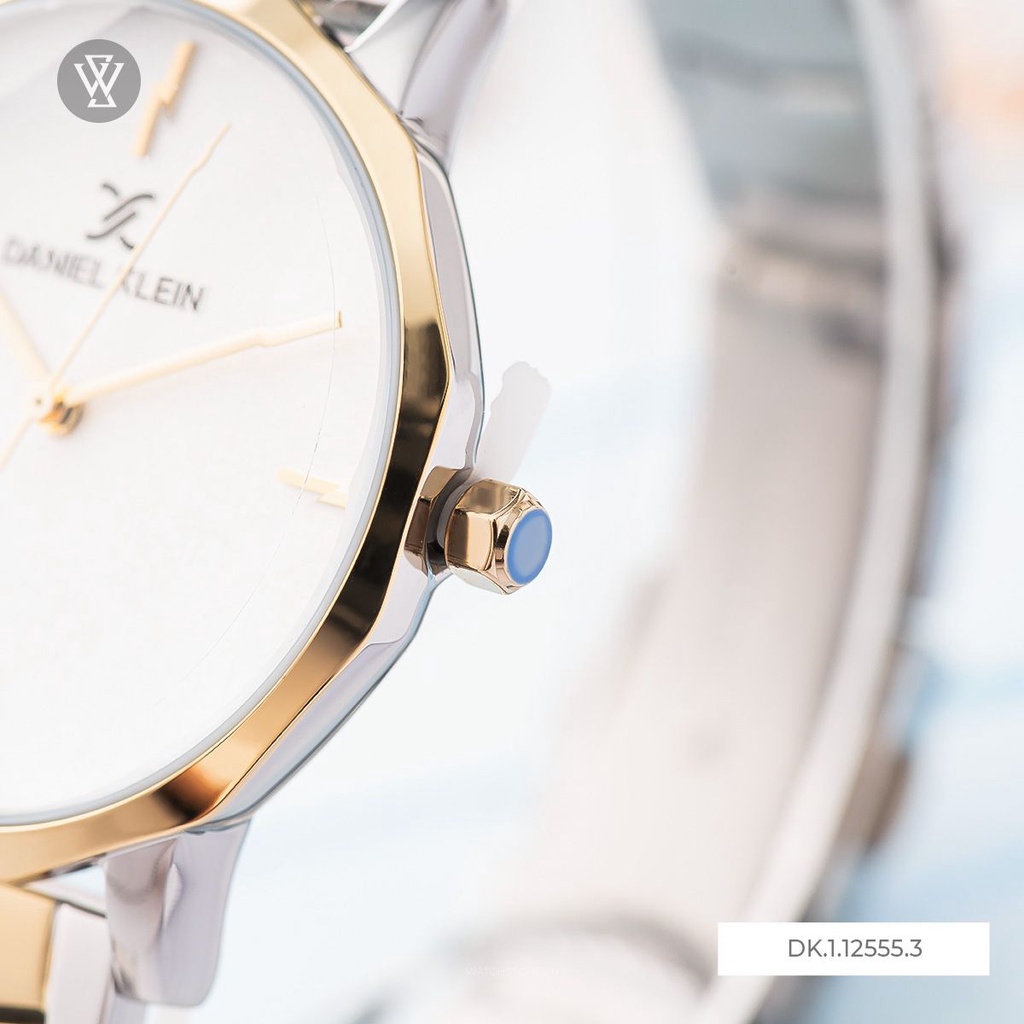 Đồng Hồ Quartz Nữ Daniel Klein WATCHSTORE DK.1.12555.3 Mặt Kính Khoáng 34mm, Dây Kim Loại, Vỏ Thép Không Gỉ