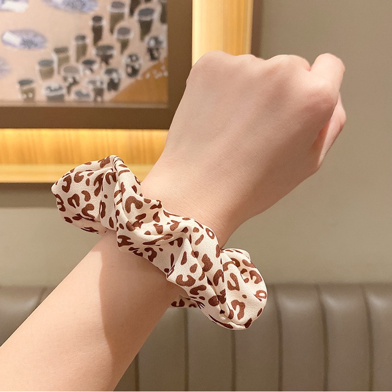 RẺ VÔ ĐỊCH  1 CHIẾC DÂY BUỘC TÓC CRUNCHIES HỌA TIẾT DỄ THƯƠNG PHONG CÁCH HÀN QUỐC