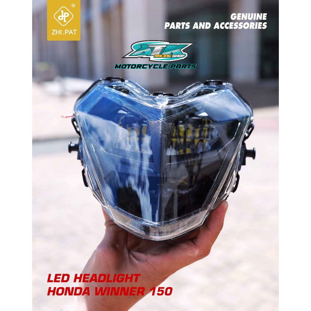 Choá đèn pha led 2 tầng Zhi.pat dành cho xe winner v1 siêu sáng