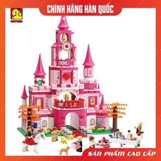 Mô hình lâu đài lắp ráp Đồ chơi lắp ghép lego Công Chúa cho bé gái Oxford HS33920 gồm 844 mảnh nhựa ABS