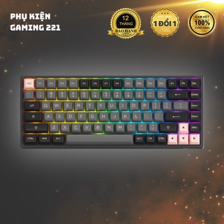Bàn phím cơ máy tính chơi game không dây - akko 3084b plus black pink