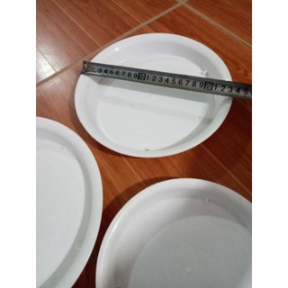 Đĩa nhựa cao cấp lót đáy chậu trồng cây đường kính 23cm