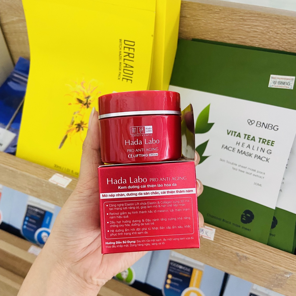 Kem dưỡng chuyên biệt chống lão hóa Hada Labo Pro Anti Aging Cream 50g