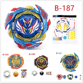 Beyblade Burst B-187 Savior Valkyrie B-173 Infinite Achilles 1B B-163 Booster Brave Valkyrie B-180 Dynamite Belial B-159 Super Hyperion Xceed B-168 Rage Longinus