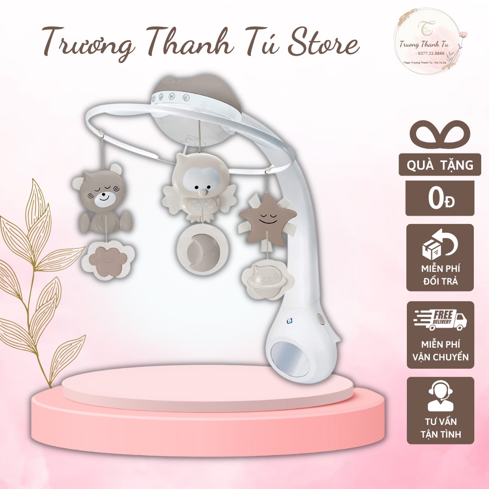 Máy Chiếu Ngủ Âm Nhạc Cho Bé - Infantino 3 In 1 Projector Musical Mobile