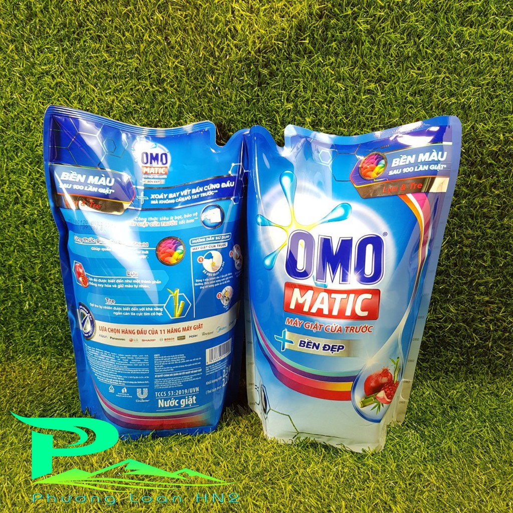Nước giặt Ômô matic cửa trước túi 2,3kg MỚI
