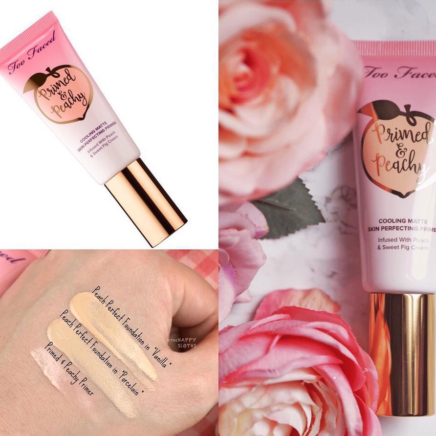 Kem lót Too Faced Primed n Peachy Cooling Matte Fullsize | BigBuy360 - bigbuy360.vn