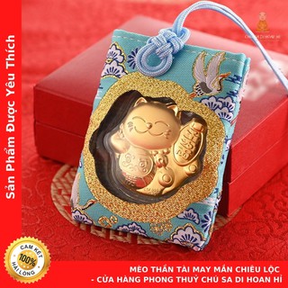 Mèo Thần Tài May Mắn Chiêu Lộc - Cửa Hàng Phong Thuỷ Chú Sa Di Hoan Hỉ