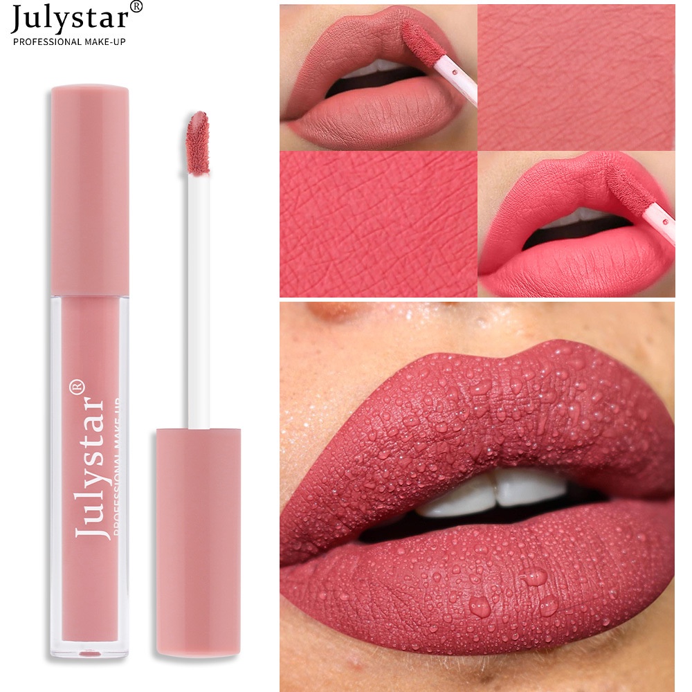 Son Kem Lì Chống Nước Lâu Phai 12 Màu Sắc Lựa Chọn