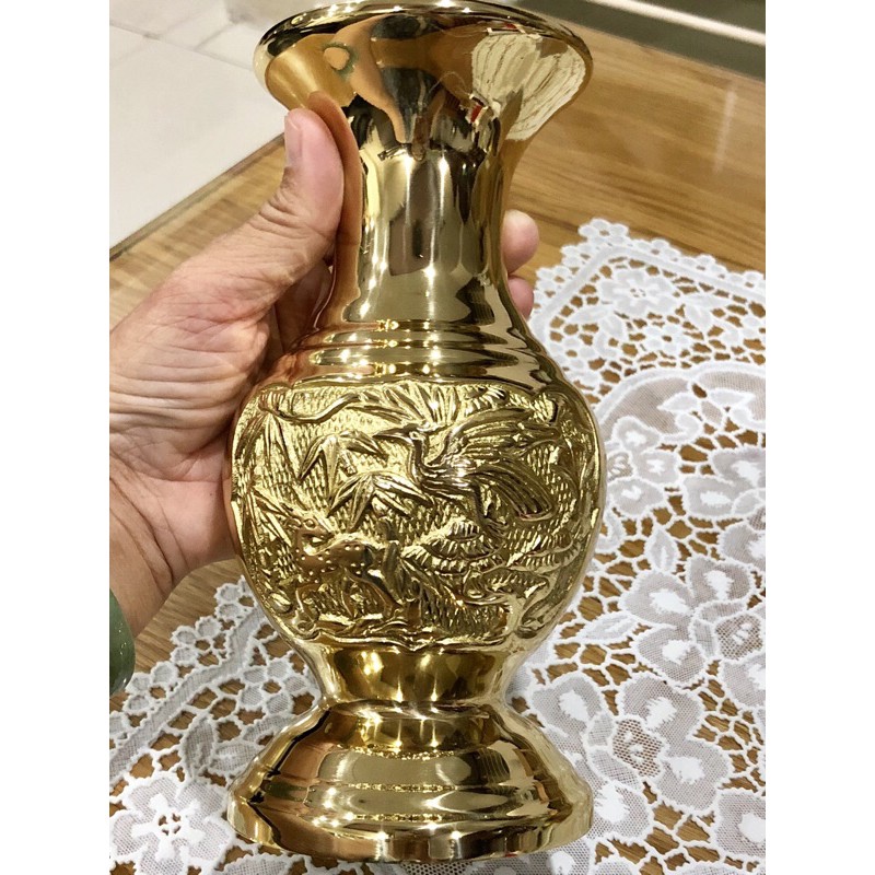 BÌNH BÔNG ĐỒNG CAO 20cm