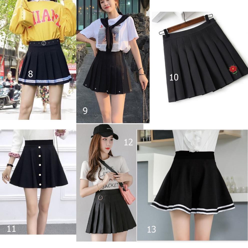 Chân váy xòe học sinh tổng hợp nhiều mẫu dễ thương, phong cách Hàn Quốc cho các bạn teen mặc đi học, đi chơi  ཾ
