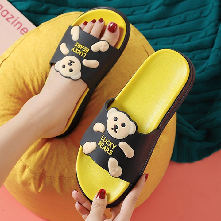 [RẺ VÔ ĐỊCH] DÉP NỮ HÌNH GẤU DỄ THƯƠNG ÊM CHÂN