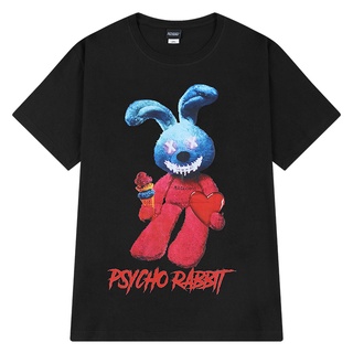 Áo phông unisex nelly hình thỏ pyscho rabbit