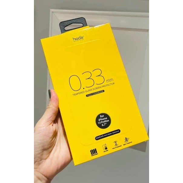 Kính cường lực iphone HODA siêu mỏng 0.33mm độ cứng 9H cho iphone 7 plus đến 13 pro max