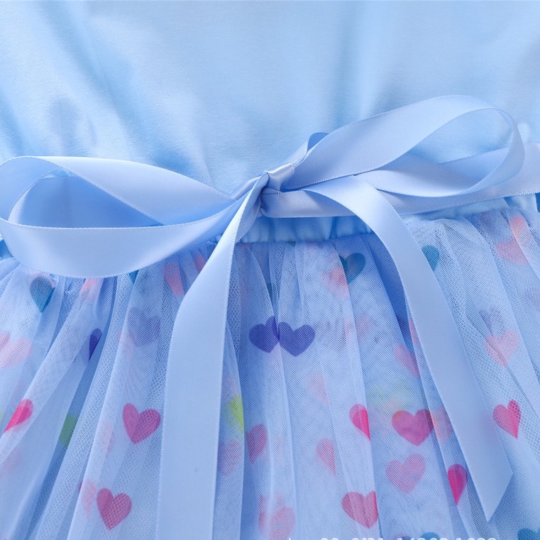 Váy đầm công chúa Elsa cho bé gái 3-7 tuổi đi học, đi chơi