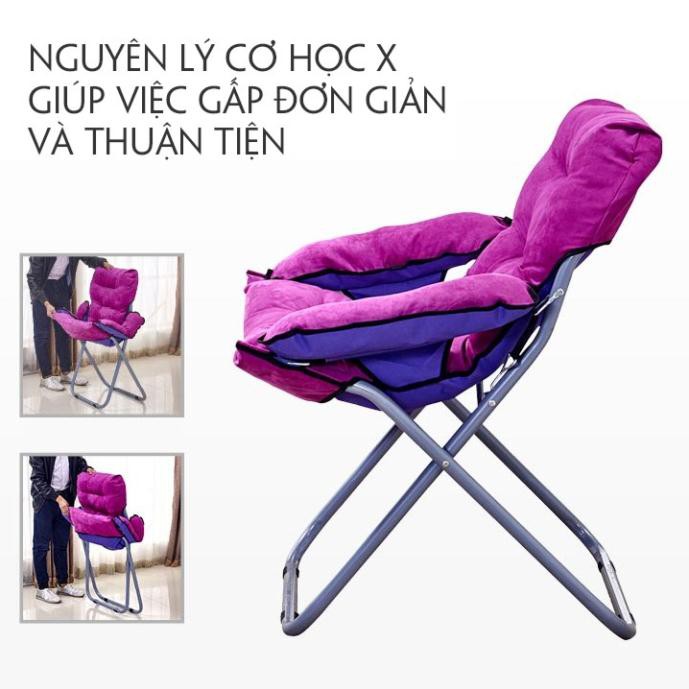 Ghế sofa gấp gọn ⚡ 𝗙𝗥𝗘𝗘 𝗦𝗛𝗜𝗣 ⚡ Ghế xếp thư giãn ngồi đọc sách , chơi game