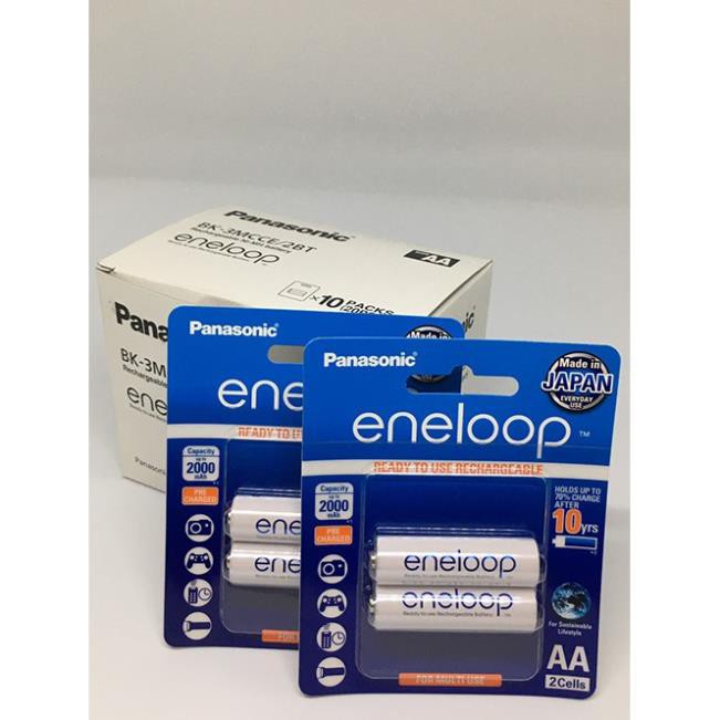 Pin sạc Panasonic Eneloop 2000mAh made in Japan