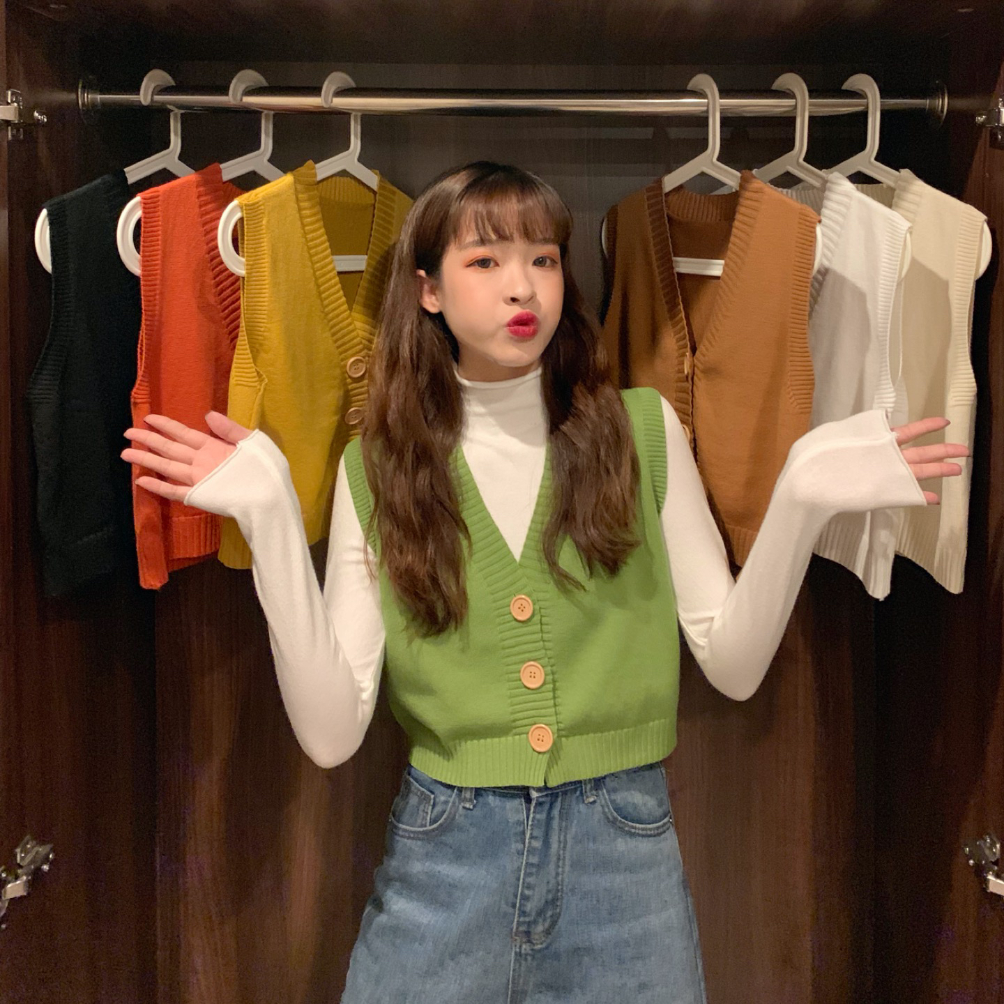 Áo Khoác Cardigan Không Tay Thời Trang Nữ Tính | BigBuy360 - bigbuy360.vn