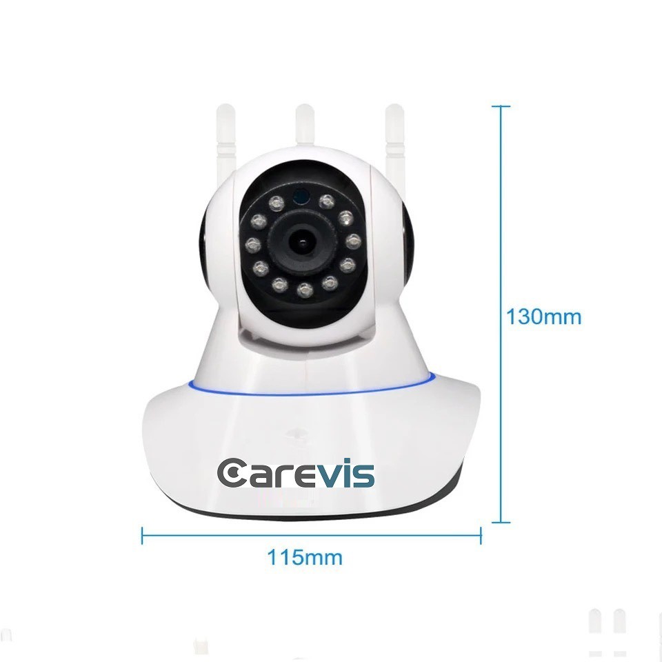 (Kèm thẻ nhớ 64GB) Camera WIFI - Camera Ip CareCam 3 Râu (R8)45X-XFL200 - Độ Phân Giải 2.0Mpx  (Carevis r8) | BigBuy360 - bigbuy360.vn