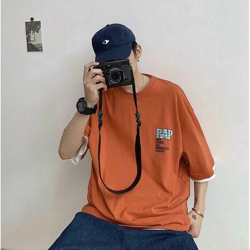 Áo thun tay lỡ oversize dưới 75kg