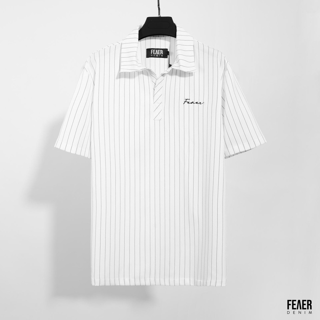 Áo Thun nam cổ bẻ  Feaer DENIM chất bố thun thoáng mát, co dãn, họa tiết sọc Striped Feaer | BigBuy360 - bigbuy360.vn