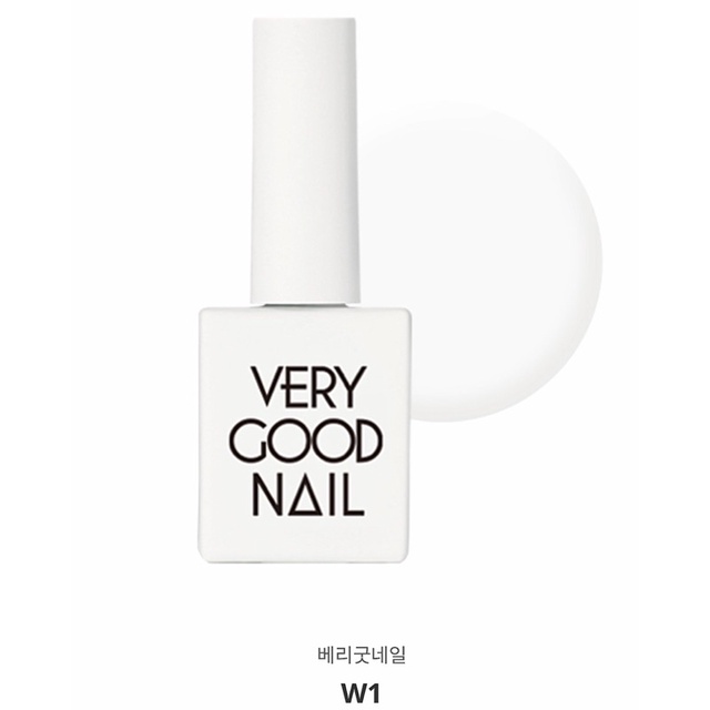 Sơn gel Very Good Nail chính hãng Hàn Quốc tone trắng đen