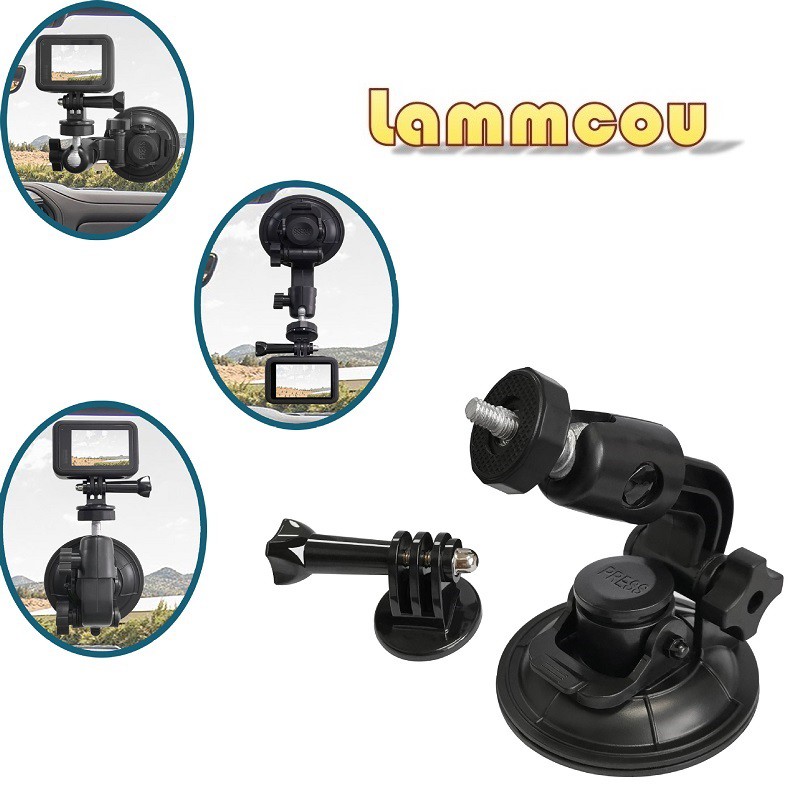 Lammcou Giá Đỡ Camera Hành Trình 9cm Tiện Dụng Cho Gopro Hero 9 8 7 6 5 Yi2 (Có Bán Lẻ Đầu Nối)