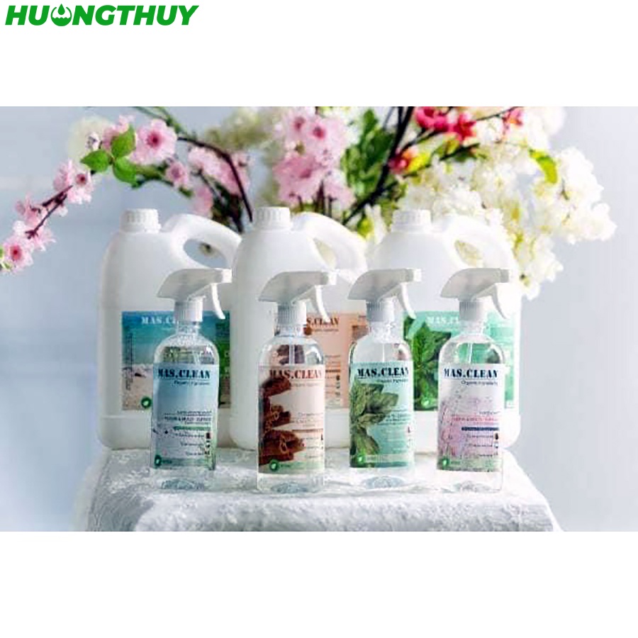 Xịt bếp, kính, sàn gỗ hữu cơ hương quế Mas Cleal