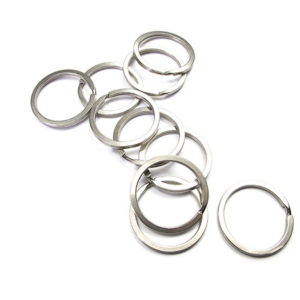 Set 10 Móc Chìa Khóa Mạ Kim Loại 30mm