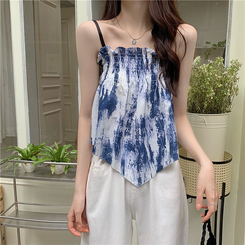Áo Ống Ngắn Sát Nách Thời Trang Mùa Hè Pháp Cho Nữ