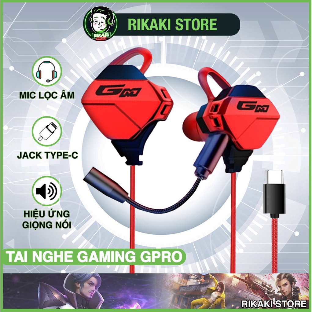 Tai Nghe Gaming G-PRO Chính Hãng 2 Loại Jack Type-C, Jack 3.5mm, Có Mic, Chuyên Dụng Free Fire, PUBG, Liên Quân, PC