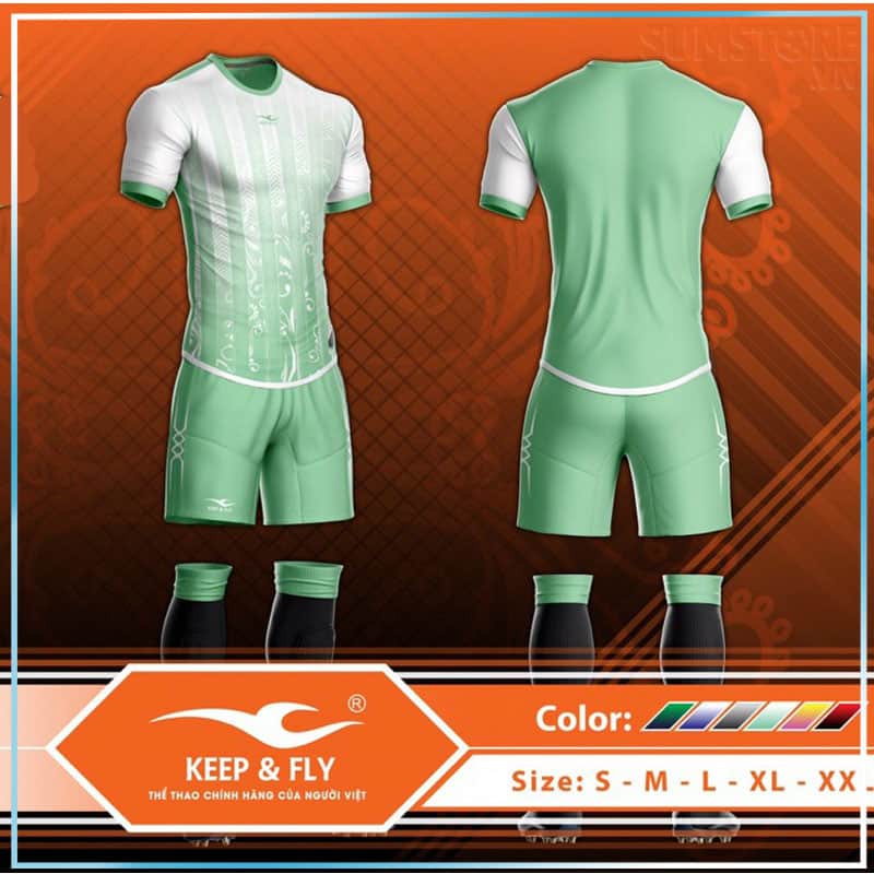 Áo Bóng Đá Không Logo Fern Xanh Ngọc - Áo Bóng Đá Mới Nhất