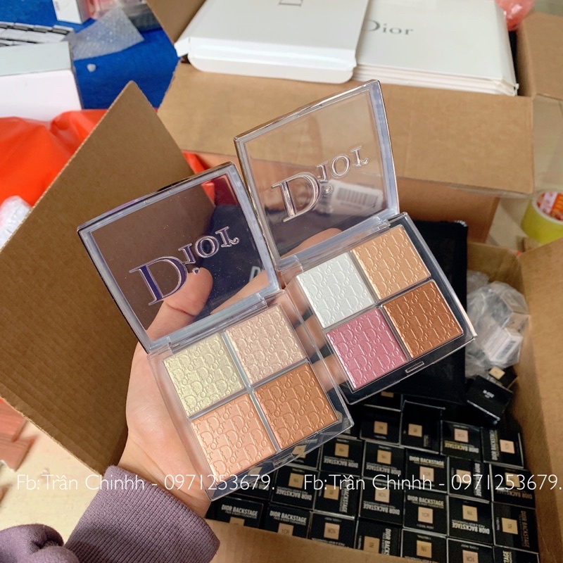 Bill US - Bảng phấn bắt sáng 4 ô Highlight Dior Backstage Glow Face Palette