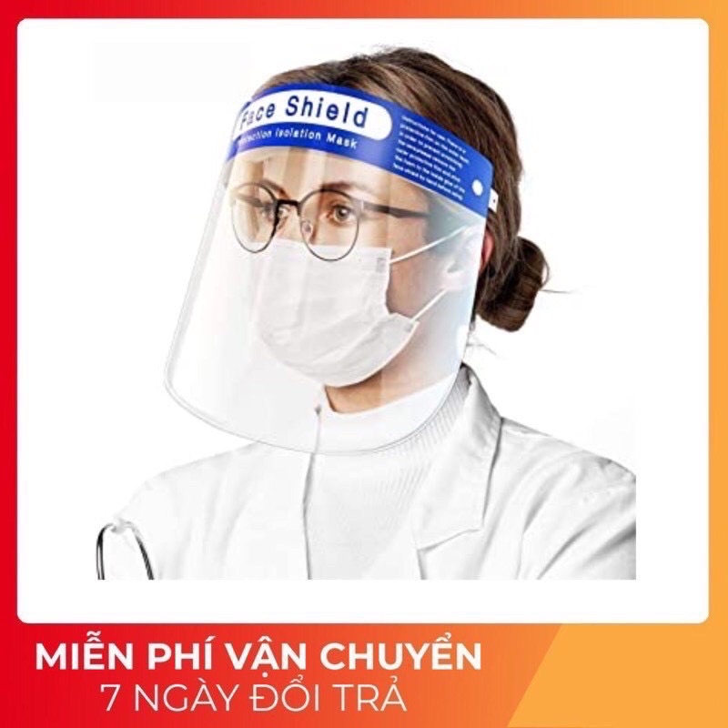 Tấm che mặt phòng dịch, kính chống giọt bắn y tế faceshield.giá rẻ Miễn Phí Vận Chuyển